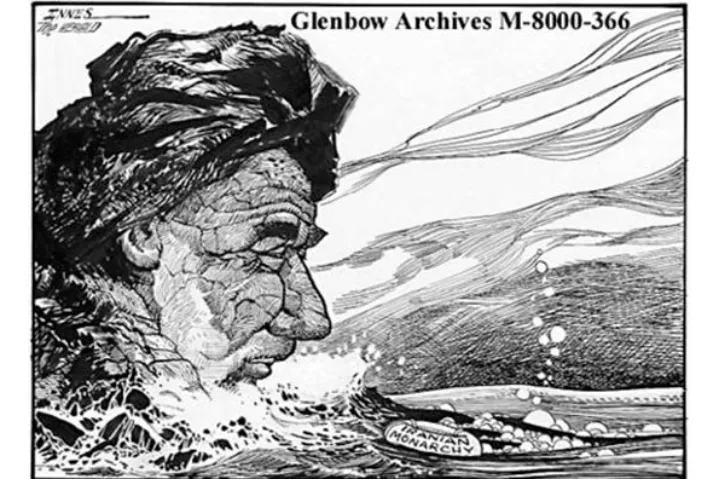 نگاهی به آثار یک کارتونیست کانادایی در سال‌های ابتدایی انقلاب